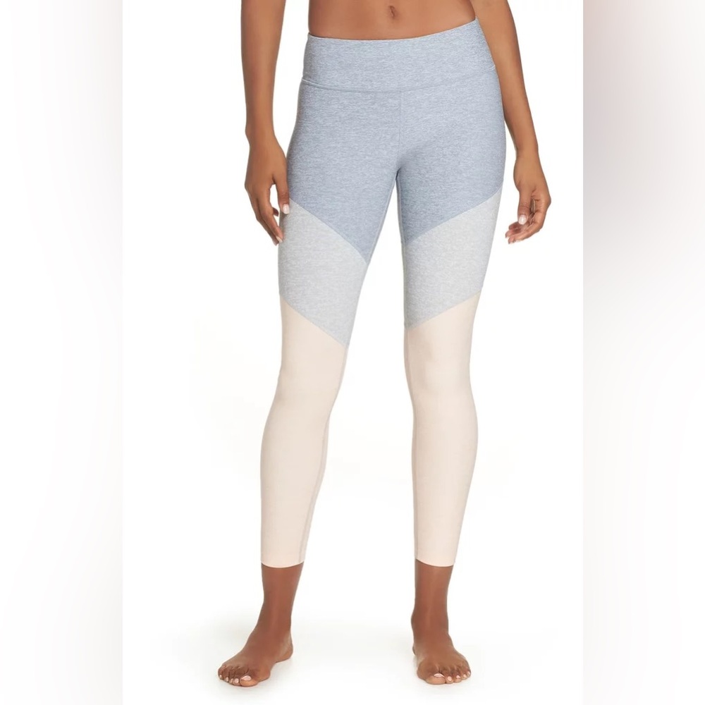 Outdoor Voices Tri Color-block Spring Leggings